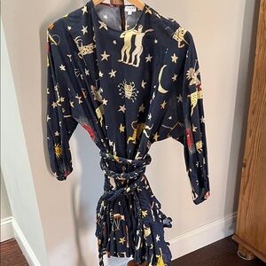 RHODE navy zodiac dress
